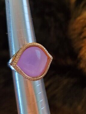 Stamped/Signed Rose Quartz Ring